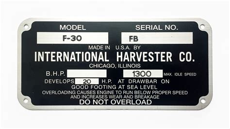 The numbers on the list correspond to the digits after the letter. . International harvester engine serial number lookup